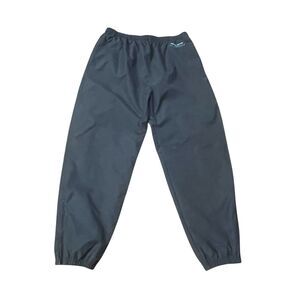 Perry Ellis America Size XL Black Active Lined Track Pants Zipper Legs & Pocket